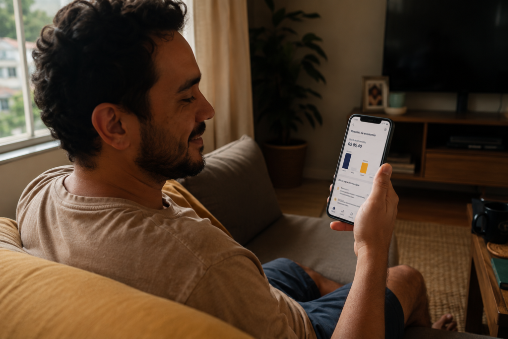 Aplicativo para acompanhar a economia na conta de luz