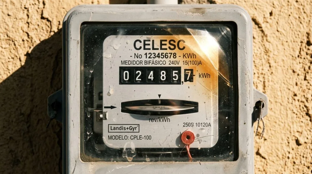 Leitura do medidor de energia é a base do consumo em kWh cobrado na conta